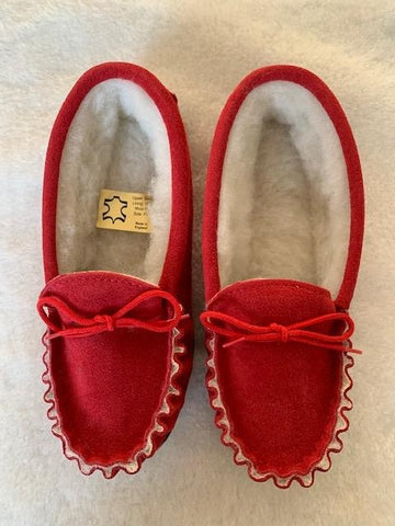 Suede Moccasin with Fabric Lining & Soft Sole | Mark