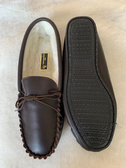 Gents Leather Hard Sole Wool Lining | Cody