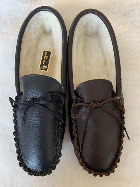 Gents Leather Hard Sole Wool Lining | Cody