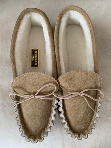 Size 13 - Suede Moccasin with Hard Sole | Daniel