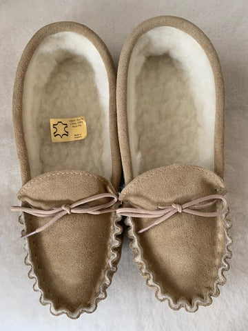 Size 13 - Suede Moccasin with Hard Sole | Daniel