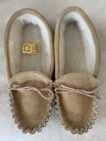 Size 13 - Suede Moccasin with Hard Sole | Daniel