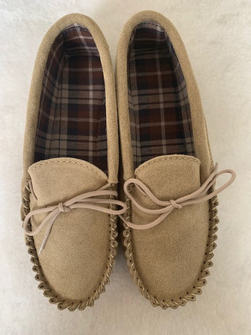 Size 13 - Suede Moccasin with Hard Sole | Daniel