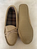 Suede Tartan lined Moccasin with Hard Sole | Scott