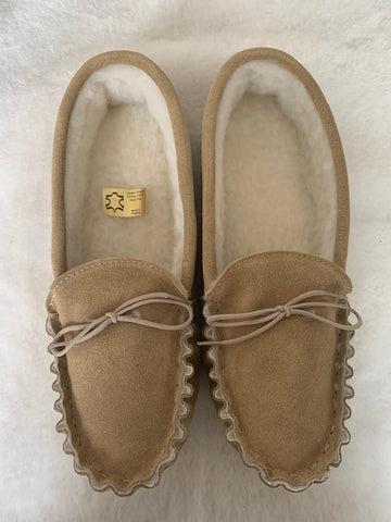 Size 13 - Suede Moccasin with Hard Sole | Daniel