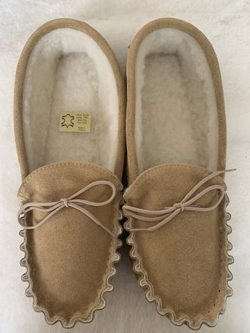 Size 13 - Suede Moccasin with Hard Sole | Daniel