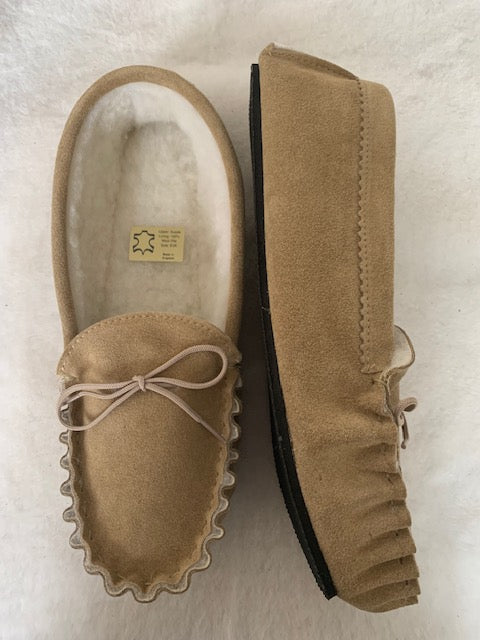 Extra Large Size Moccasin with Hard Sole | Malcolm