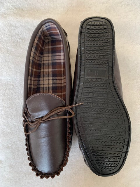Hard sole leather moccasins store