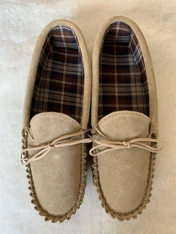 Size 13 - Suede Moccasin with Hard Sole | Daniel