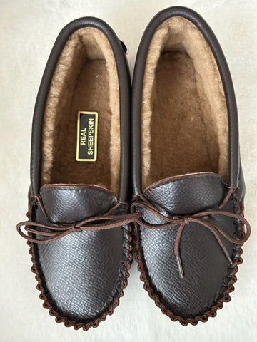 Moccasin Wool Lined with Soft Sole | Robin
