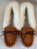 Ladies Moccasin with Wool Lining and Collar | Phoebe