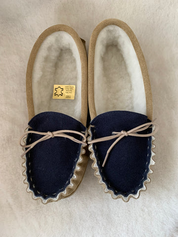 Size 13 - Suede Moccasin with Hard Sole | Daniel