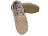 Suede Tartan lined Moccasin with Hard Sole | Scott