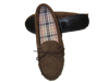 Suede Tartan lined Moccasin with Hard Sole | Scott