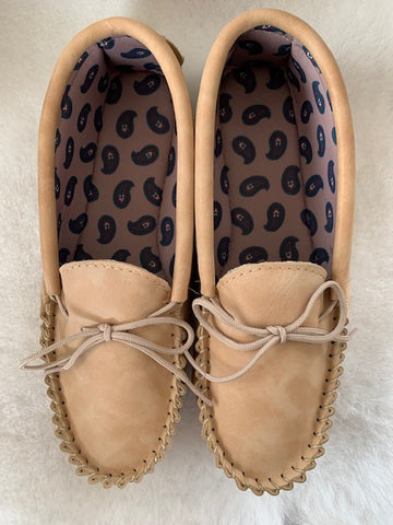 Size 13 - Suede Moccasin with Hard Sole | Daniel