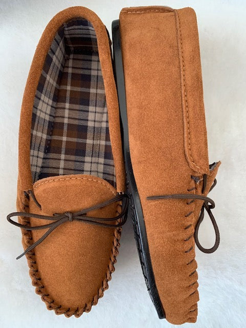 Size 13 - Suede Moccasin with Hard Sole | Daniel